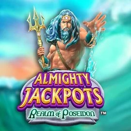 Almighty Jackpots – Realm of Poseidon logo – Jackpots by Novomatic at 5Gringos Casino