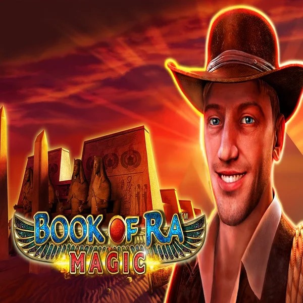 Book of Ra Magic logo by Greentube at 5Gringos Casino
