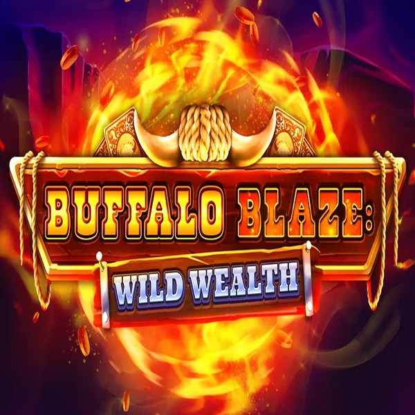 Buffalo Blaze Wild Wealth logo by OctoPlay 5Gringos Casino