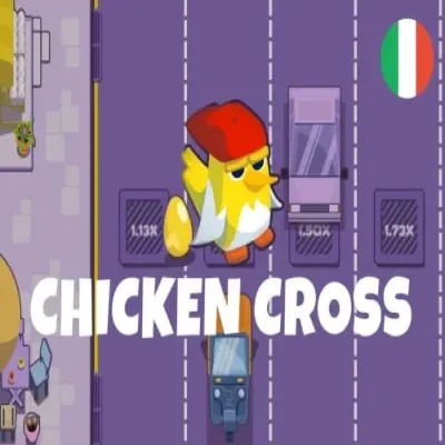 Chicken Cross online game logo by Upgaming on 5gringos-casino.eu