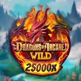 Dragons of Arcane Wild logo – Slots by Foxium at 5Gringos Casino