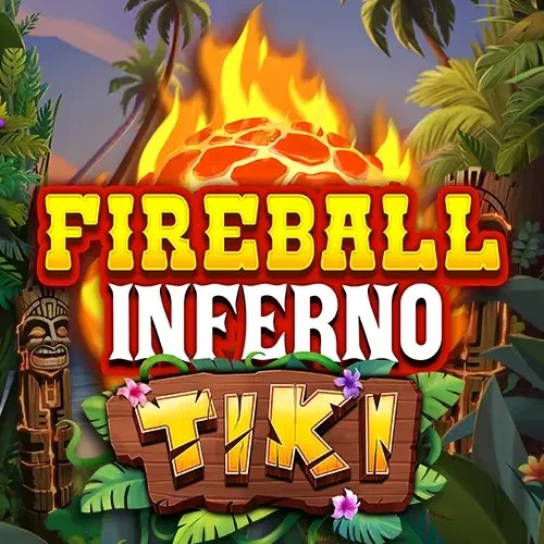 Fireball Inferno Tiki by NetEnt, showcased at 5gringos-casino.eu – game logo