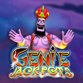 Genie Jackpots logo – Jackpots by Blueprint Gaming at 5Gringos Casino