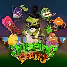 Jumping Fruits logo by Wazdan at 5Gringos Casino
