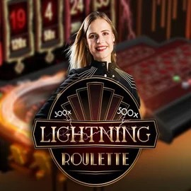 Lightning Roulette slot visual from Evolution available on 5gringos-casino.eu