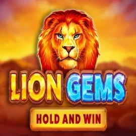 Lion Gems Hold and Win online game logo by Playson on 5gringos-casino.eu