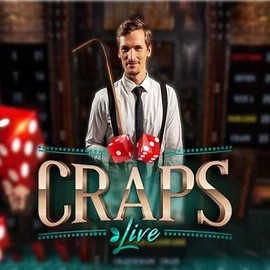 Live Craps slot icon by Evolution, available at 5Gringos Casino