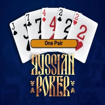 Russian Poker by OneTouch Games, showcased at 5gringos-casino.eu – game logo