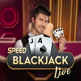 Official Live Casino logo: Speed Blackjack by Pragmatic Play at 5Gringos Casino