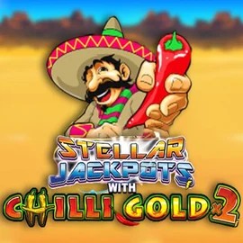 Stellar Jackpots with Chilli Gold x2 slot logo by Lightning Box Game at 5Gringos Casino