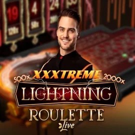 XXXtreme Lightning Roulette slot logo by Evolution at 5Gringos Casino